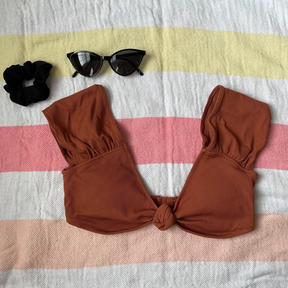 Knotted Front Bikini Top